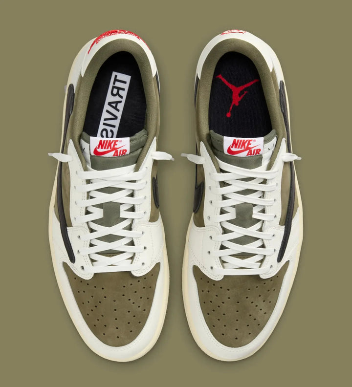 JORDAN 1 RETRO OG SP LOW TRAVIS SCOTT MEDIUM OLIVE