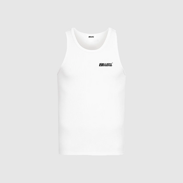 BILLION AND BEYOND - WAFFLE KNIT TANKTOP - WHITE