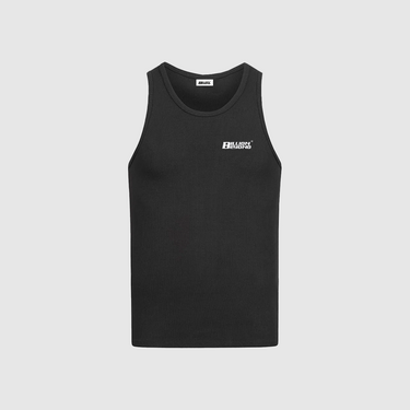 BILLION AND BEYOND - WAFFLE KNIT TANKTOP - BLACK