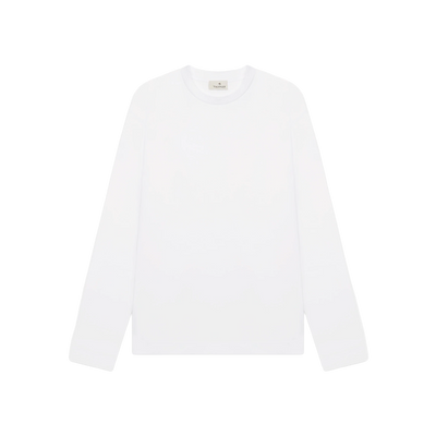 VALENZA - INTERLOCK SUPIMA T-SHIRT LONG SLEEVE - WHITE