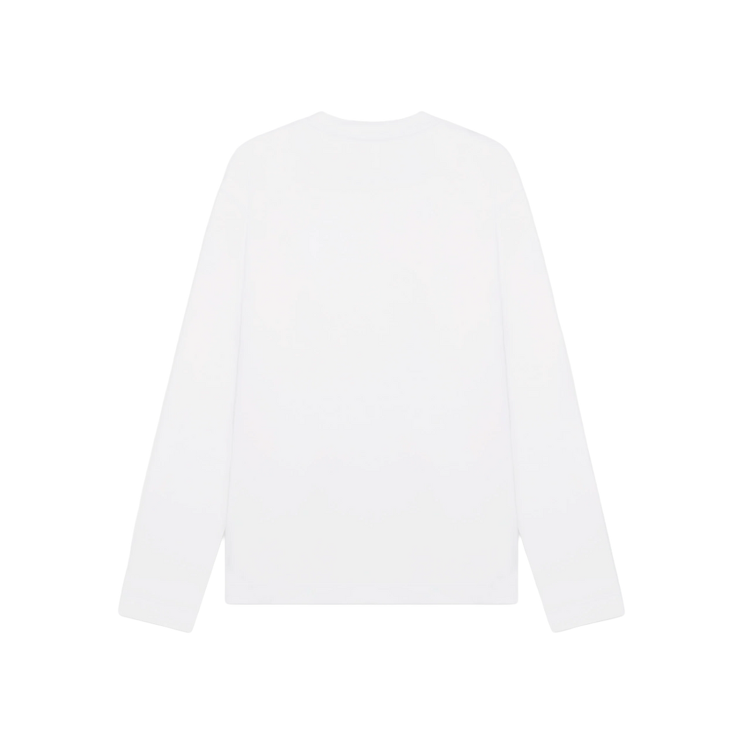 VALENZA - INTERLOCK SUPIMA T-SHIRT LONG SLEEVE - WHITE