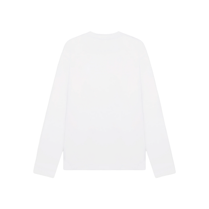VALENZA - INTERLOCK SUPIMA T-SHIRT LONG SLEEVE - WHITE