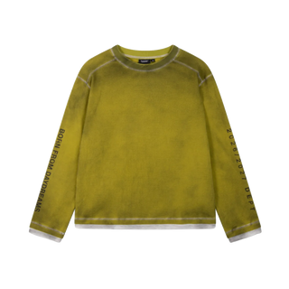 RIVERO - CONTRAST AGED WAFFLE LONGSLEEVE