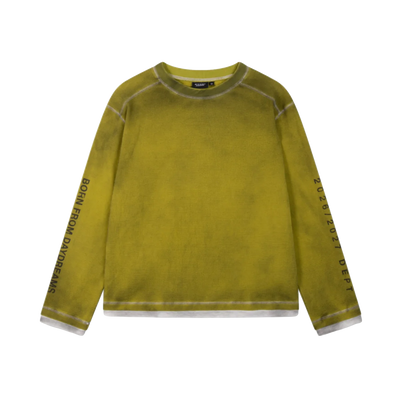 RIVERO - CONTRAST AGED WAFFLE LONGSLEEVE