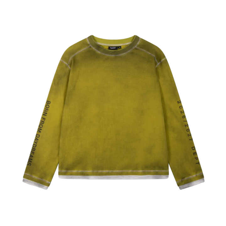 RIVERO - CONTRAST AGED WAFFLE LONGSLEEVE
