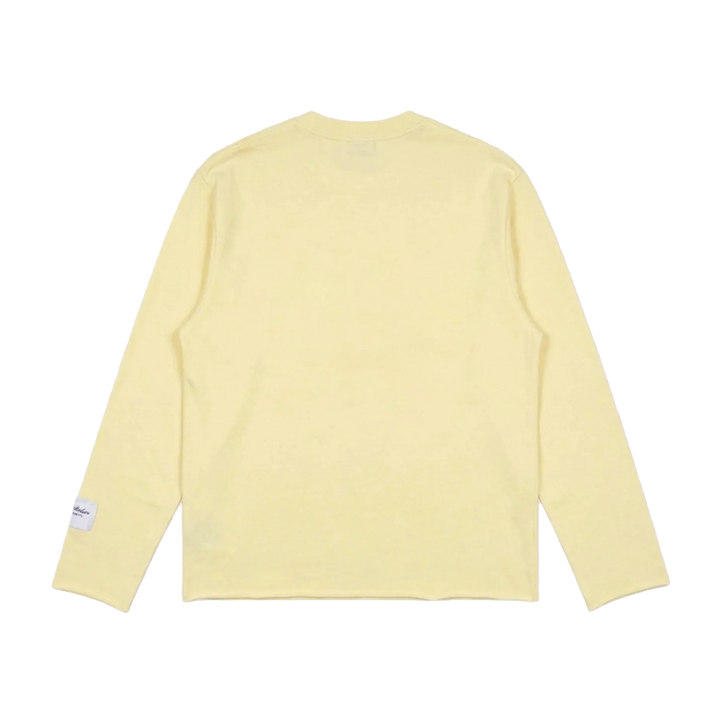 RIVERO - ATELIER DISTRESSED LONGSLEEVE - SOFT YELLOW