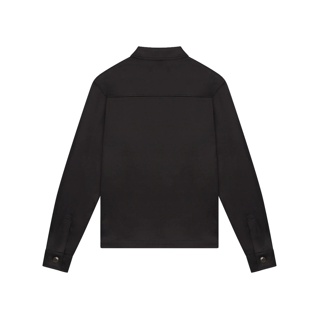 VALENZA - HEAVY SUPIMA OVERSHIRT BLACK