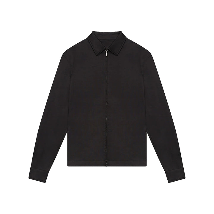 VALENZA - HEAVY SUPIMA OVERSHIRT BLACK