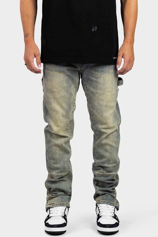 RIVERO - STRAIGHT WORKER DENIM JEANS – Concept R