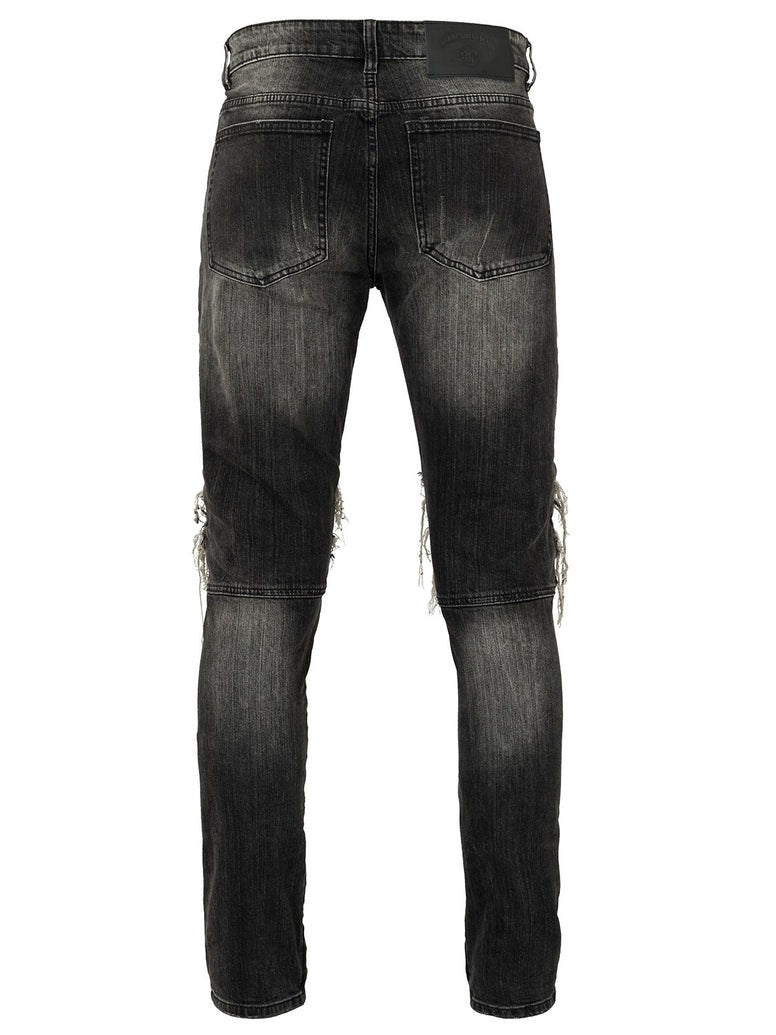 Rivero-jeans-Damage-Dirty-Black